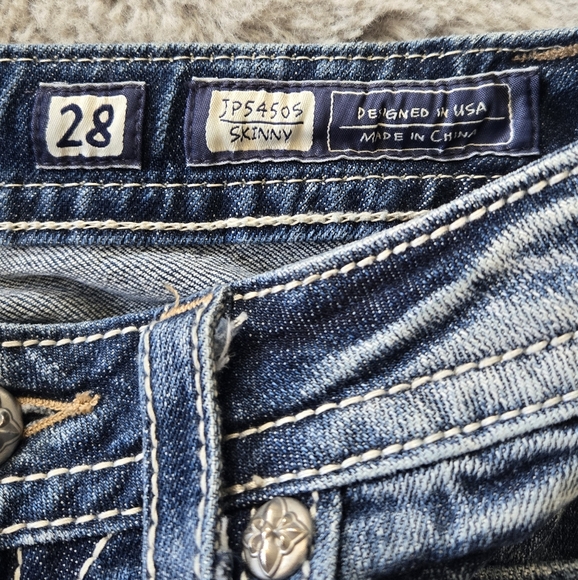 Miss me jeans size 28 skinny - Picture 3 of 6